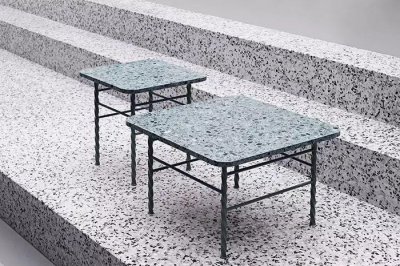 How to clean and smooth the terrazzo?